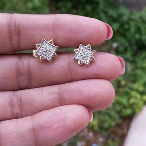 tone gold filled earrings